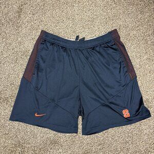 Nike Syracuse Orange Dri-Fit On-Field Shorts Blue, Size XL